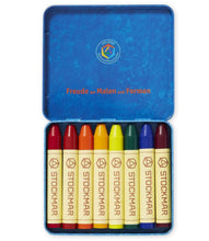 Cargar imagen en el visor de la galería, Set 8 Crayolas Stockmar- Surtido Waldorf