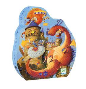Puzzle Caballero y el Dragón 54 piezas