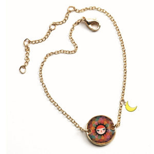 Pulsera diseño Sol y luna