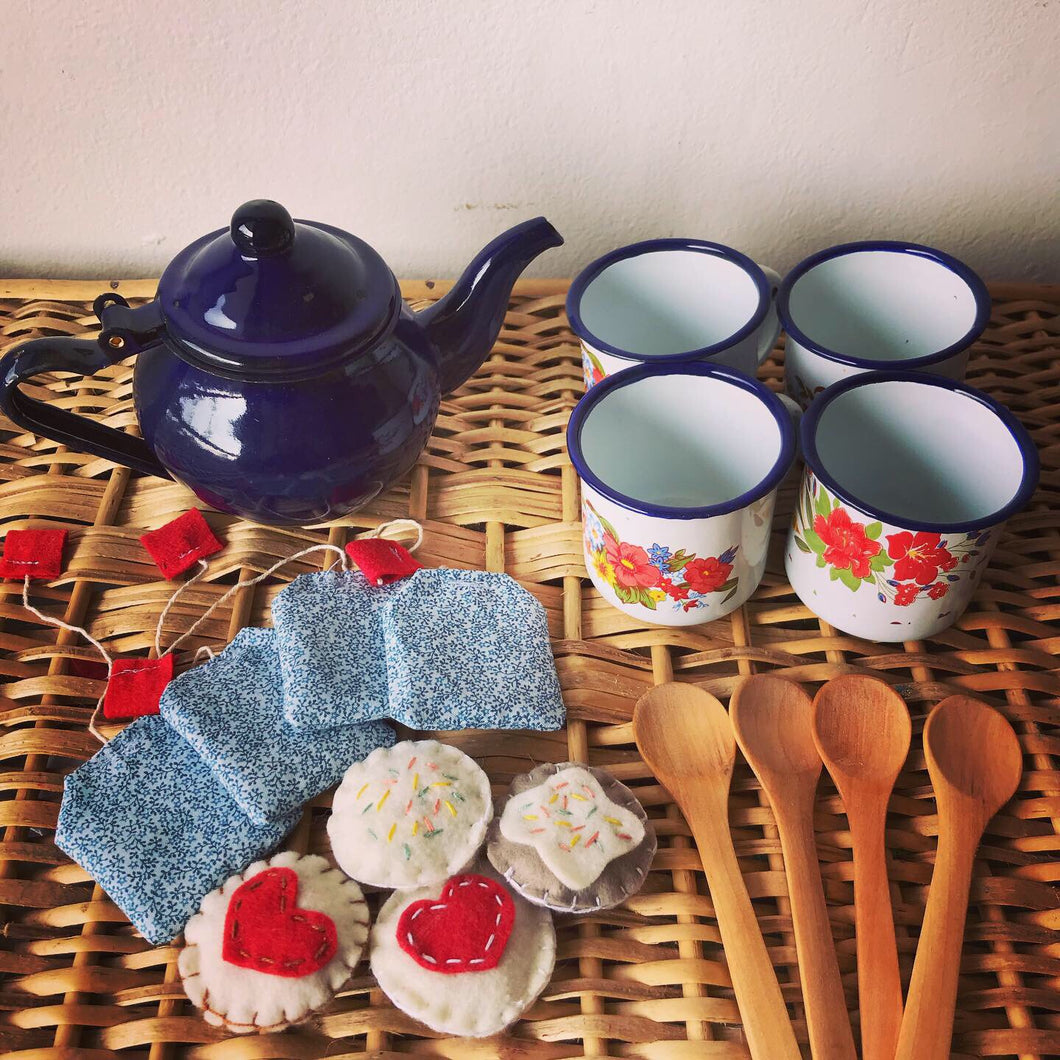 Juego de té tetera pequeña