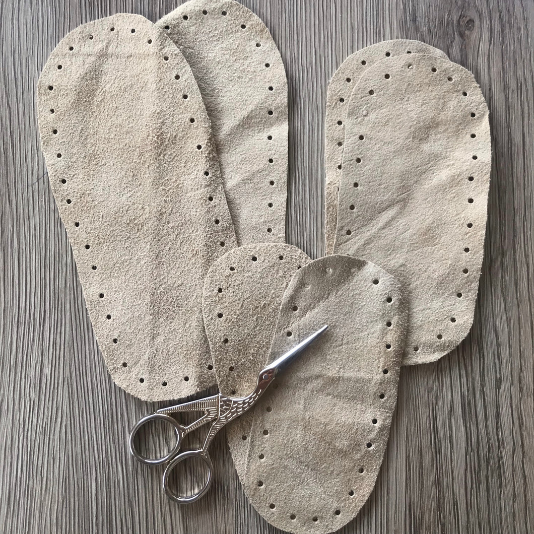 Plantilla para pantuflas