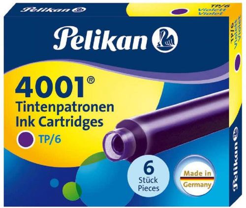 Cartucho de Tinta Pelikan 4001 6 unidades Color Violeta