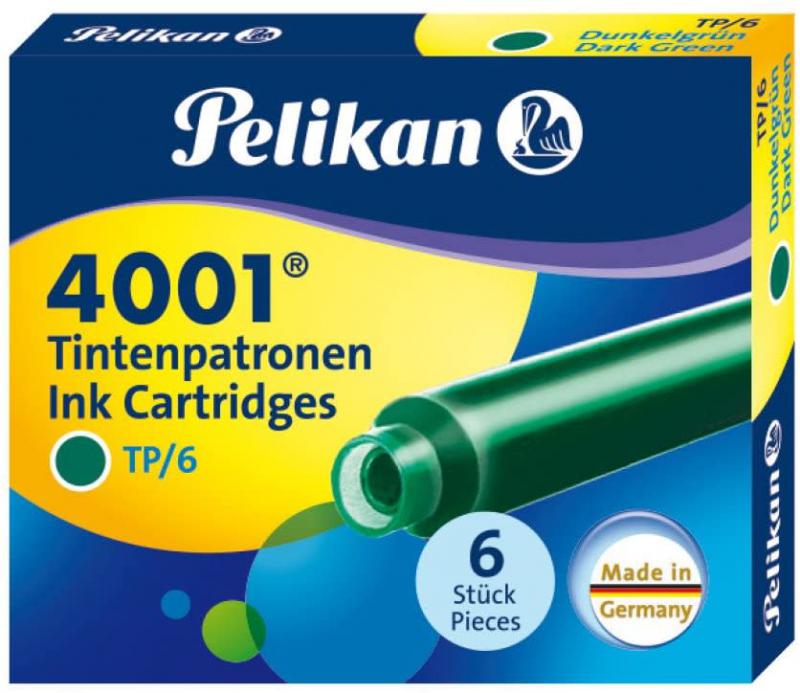 Cartucho de Tinta Pelikan 4001 6 unidades Color Verde